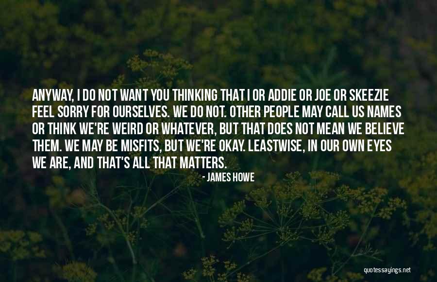 Weird School Quotes By James Howe Weird School Quotes By James Howe