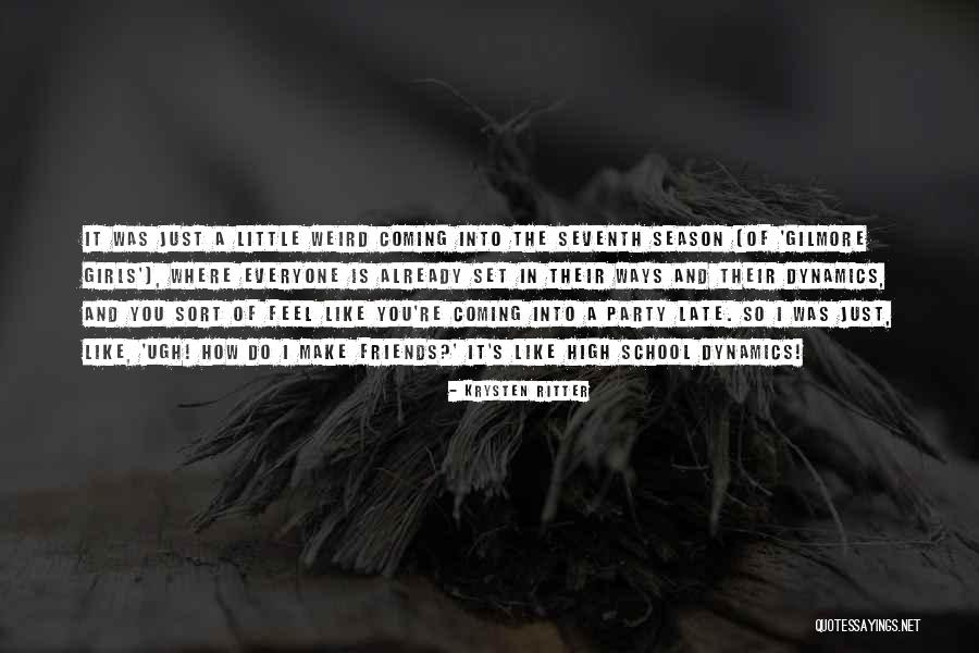Weird School Quotes By Krysten Ritter Weird School Quotes By Krysten Ritter