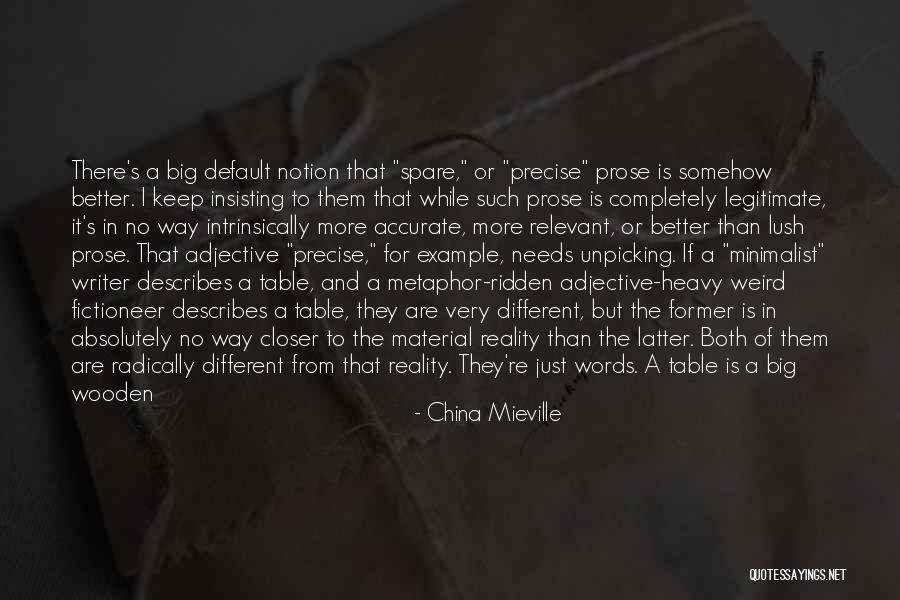 Weird Words And Quotes By China Mieville Weird Words And Quotes By China Mieville