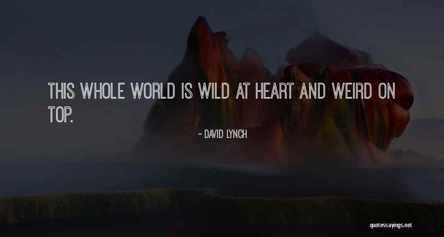 Weird World Quotes By David Lynch Weird World Quotes By David Lynch