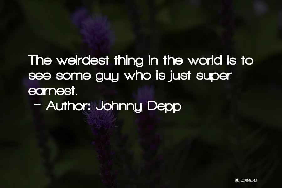 Weirdest Quotes By Johnny Depp