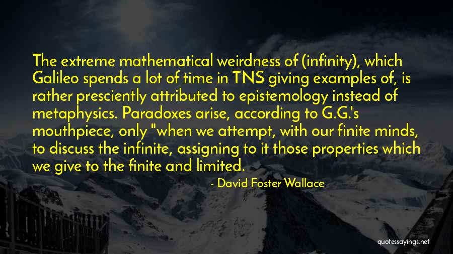 Weirdness Quotes By David Foster Wallace