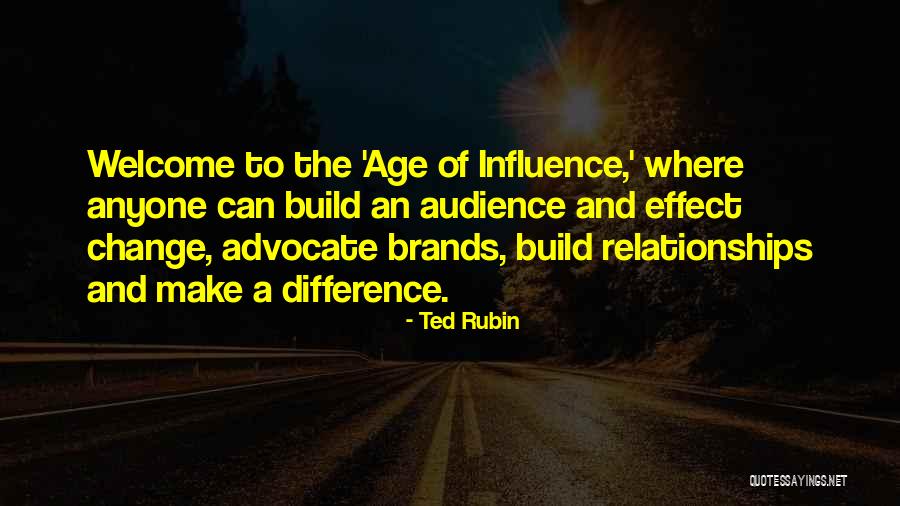 Welcome Audience Quotes By Ted Rubin Welcome Audience Quotes By Ted Rubin