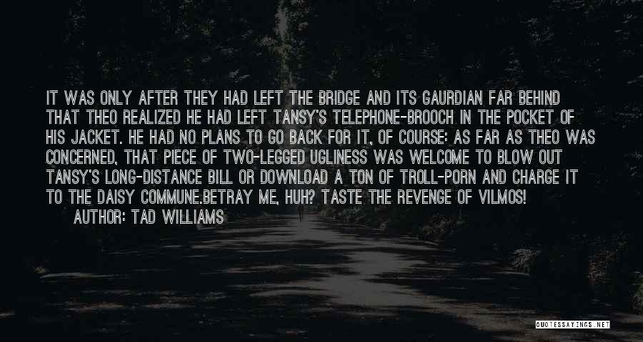 Welcome Back Quotes By Tad Williams