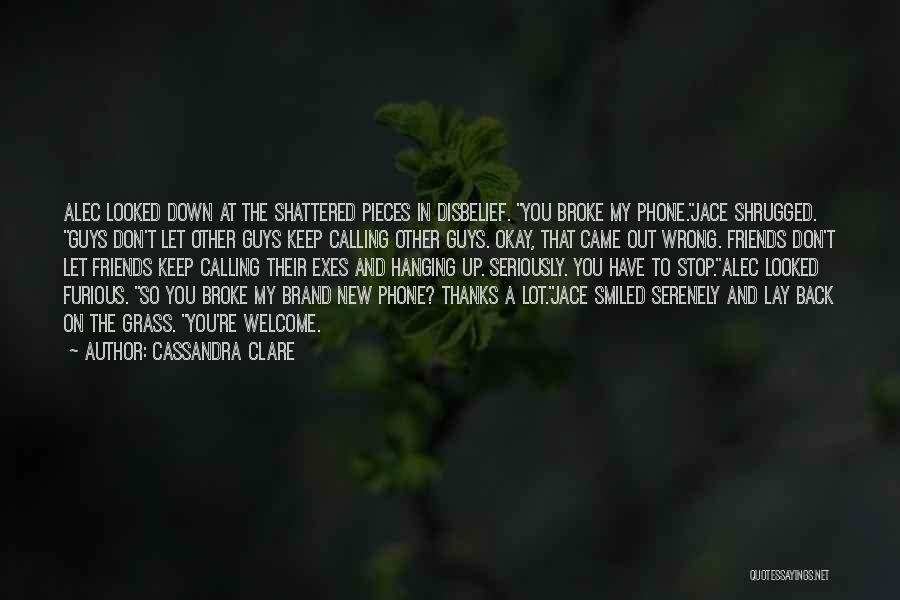 Welcome Back To Quotes By Cassandra Clare