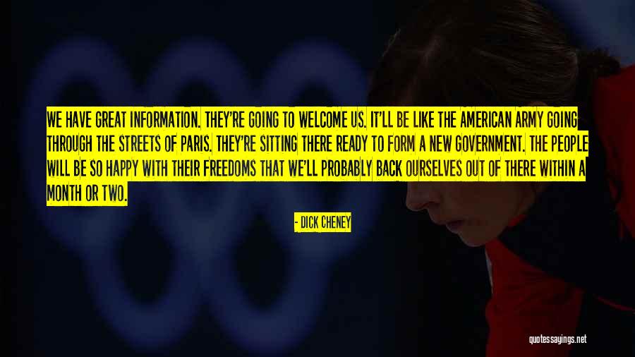 Welcome Great Quotes By Dick Cheney Welcome Great Quotes By Dick Cheney