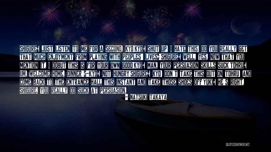 Welcome Home Quotes By Natsuki Takaya Welcome Home Quotes By Natsuki Takaya
