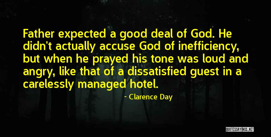 Welcome Hotel Guest Quotes By Clarence Day