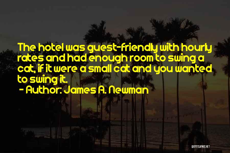 Welcome Hotel Guest Quotes By James A. Newman