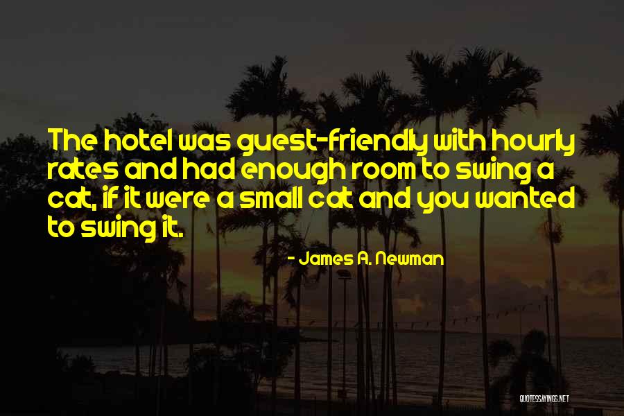 Welcome Hotel Guest Quotes By James A. Newman