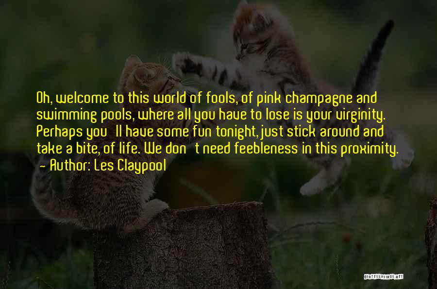 Welcome In Life Quotes By Les Claypool