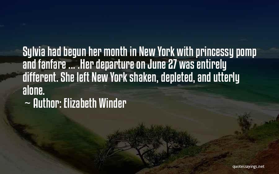 Welcome Month Of June Quotes By Elizabeth Winder