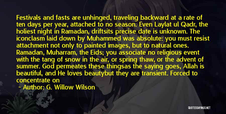 Welcome Ramadan Quotes By G. Willow Wilson