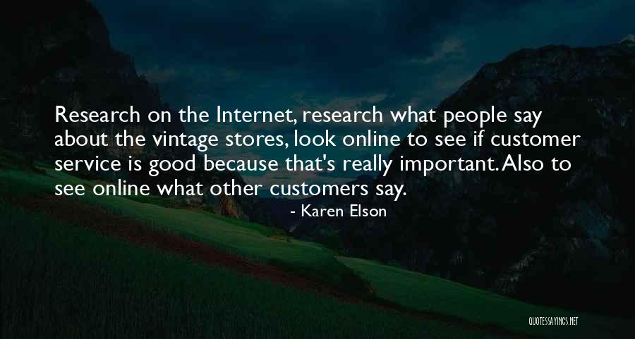 Welcome Stores Quotes By Karen Elson Welcome Stores Quotes By Karen Elson