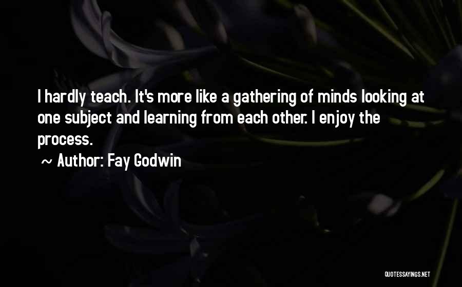 Welcome The Gathering Quotes By Fay Godwin