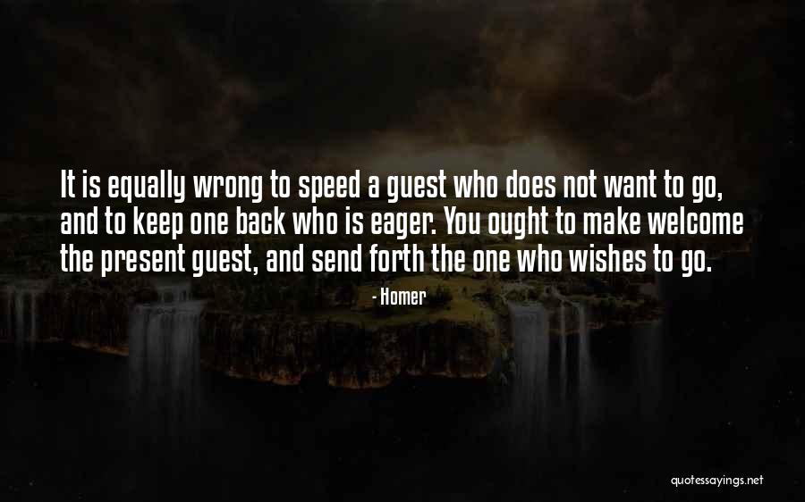 Welcome The Present Quotes By Homer Welcome The Present Quotes By Homer