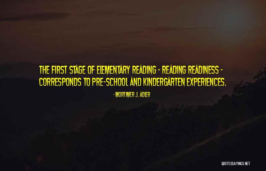 Welcome To Kindergarten Quotes By Mortimer J. Adler Welcome To Kindergarten Quotes By Mortimer J. Adler
