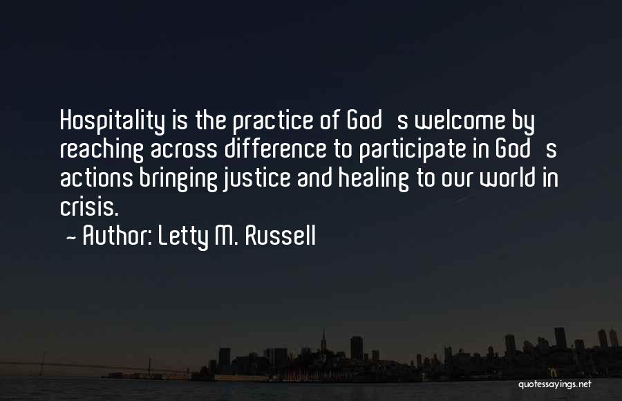 Welcome To Quotes By Letty M. Russell