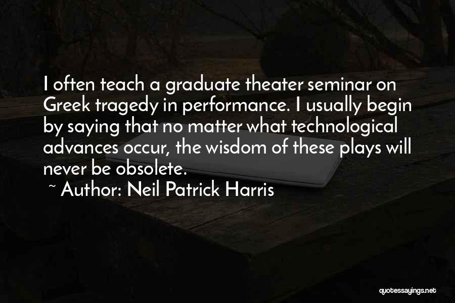 Welcome To Seminar Quotes By Neil Patrick Harris