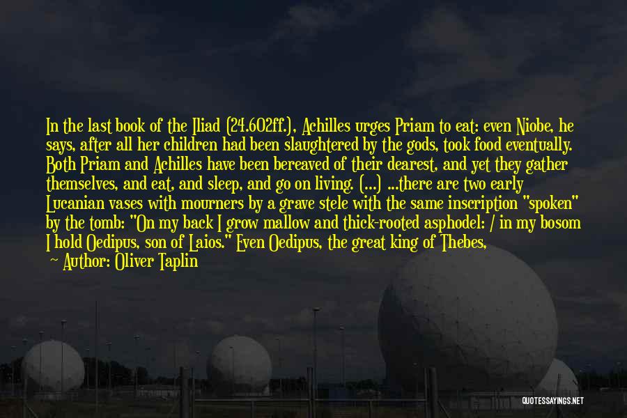 Welcome To Thebes Quotes By Oliver Taplin