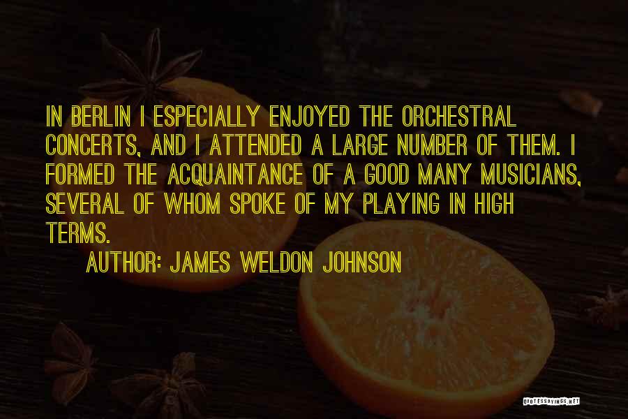 Weldon Johnson Quotes By James Weldon Johnson