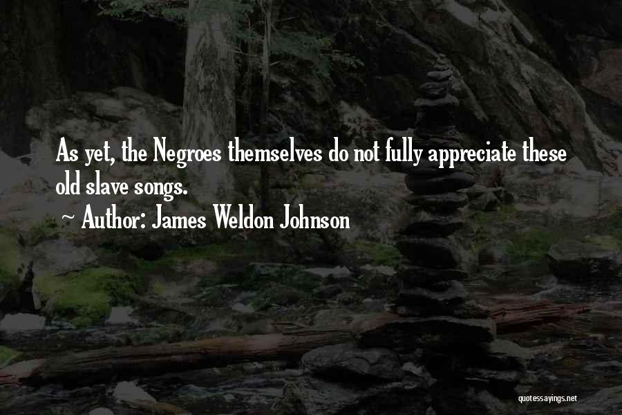 Weldon Johnson Quotes By James Weldon Johnson