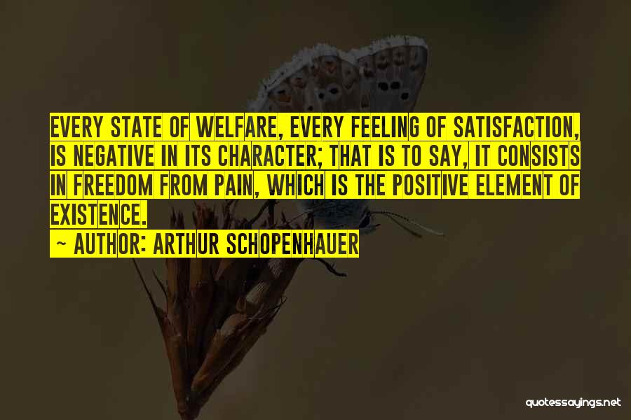 Welfare State Quotes By Arthur Schopenhauer