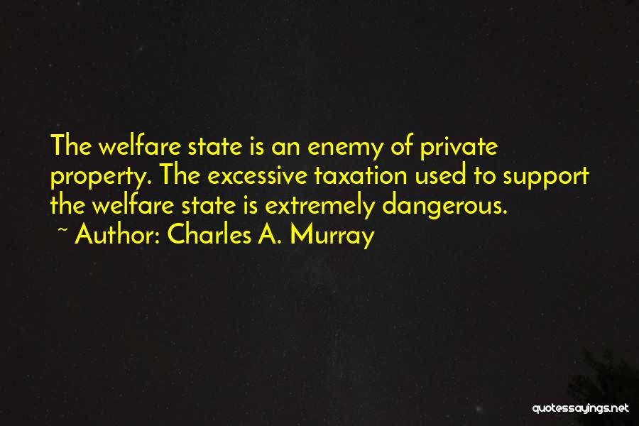Welfare State Quotes By Charles A. Murray
