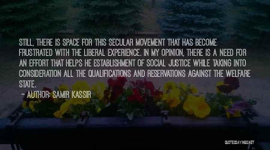 Welfare State Quotes By Samir Kassir