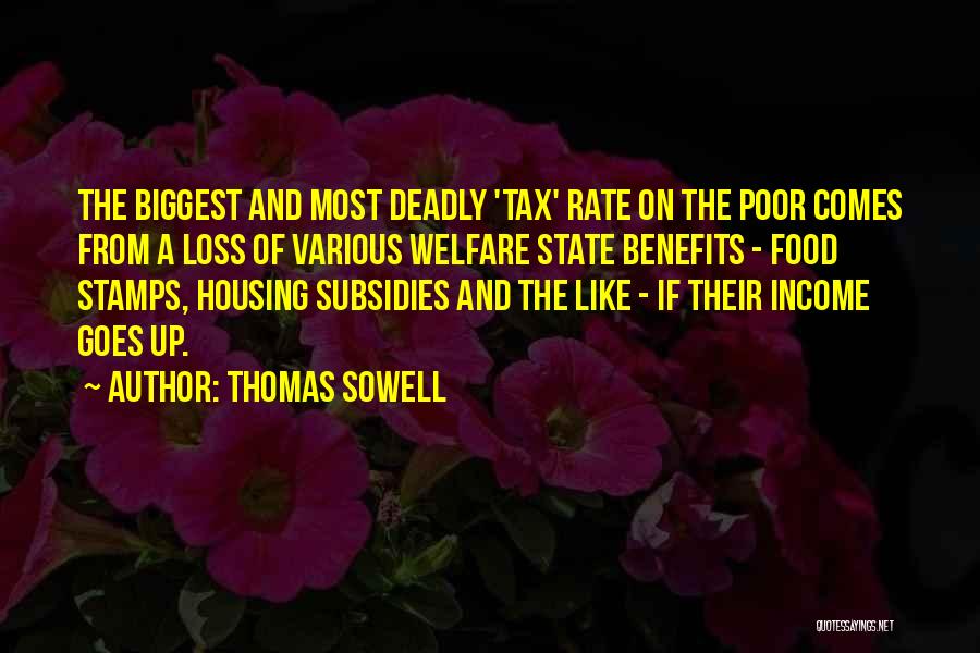 Welfare State Quotes By Thomas Sowell