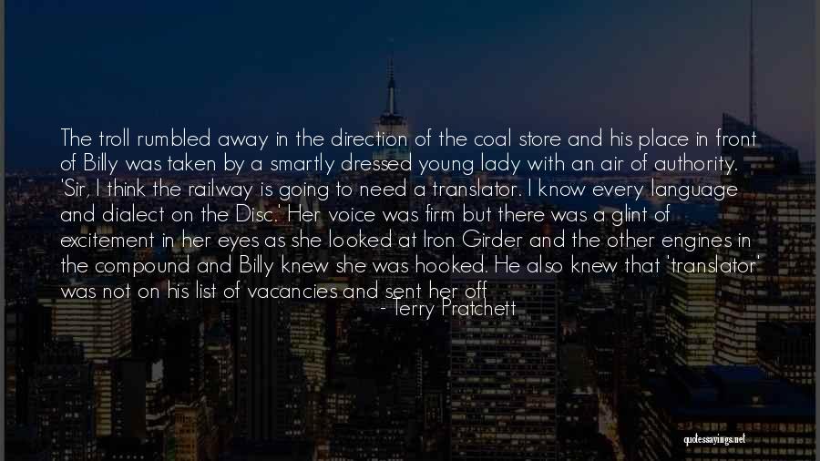 Well Dressed Lady Quotes By Terry Pratchett