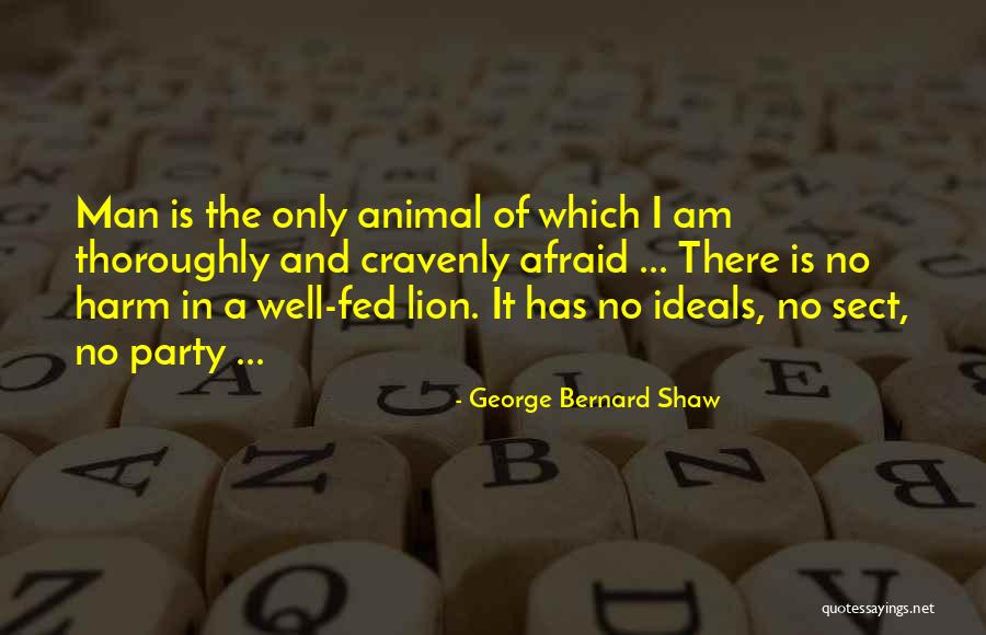 Well Fed Quotes By George Bernard Shaw