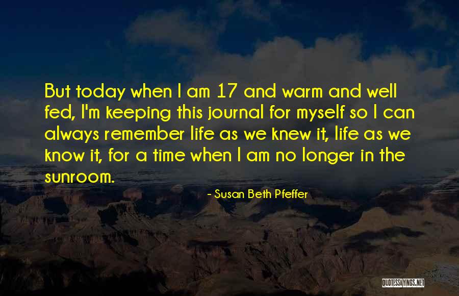 Well Fed Quotes By Susan Beth Pfeffer