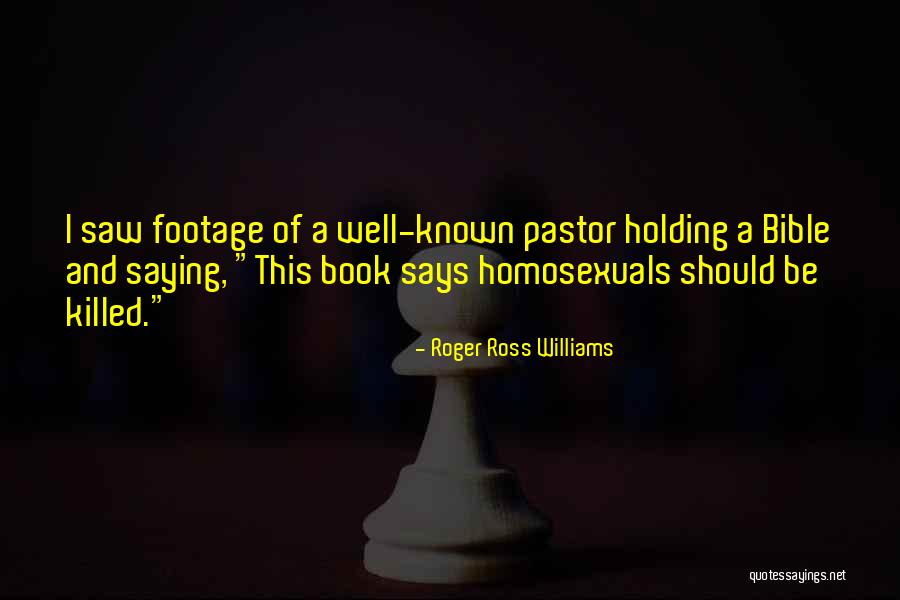 Well Known Bible Quotes By Roger Ross Williams