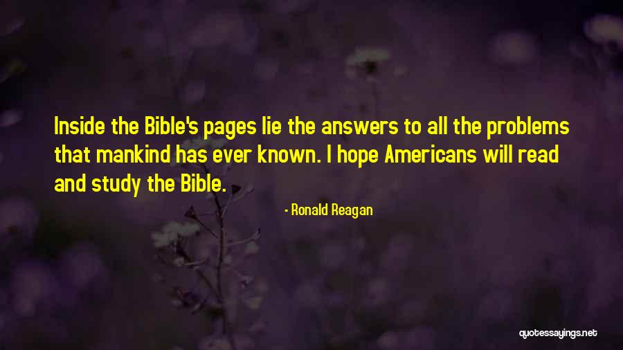 Well Known Bible Quotes By Ronald Reagan