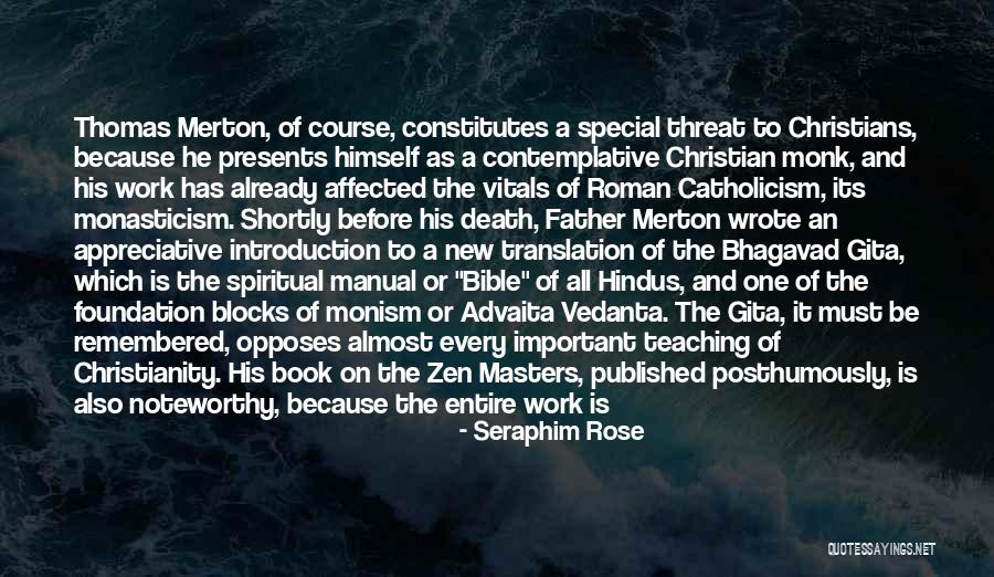 Well Known Bible Quotes By Seraphim Rose