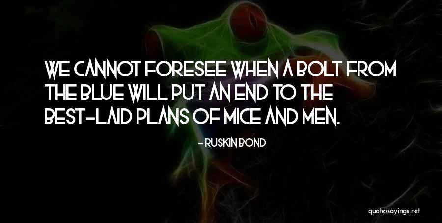 Well Laid Plans Quotes By Ruskin Bond