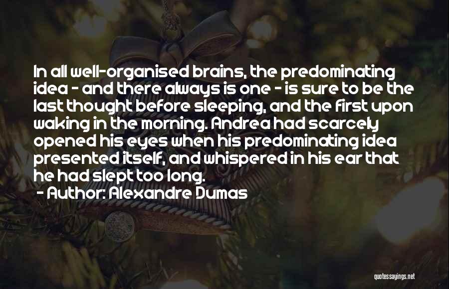 Well Organised Quotes By Alexandre Dumas