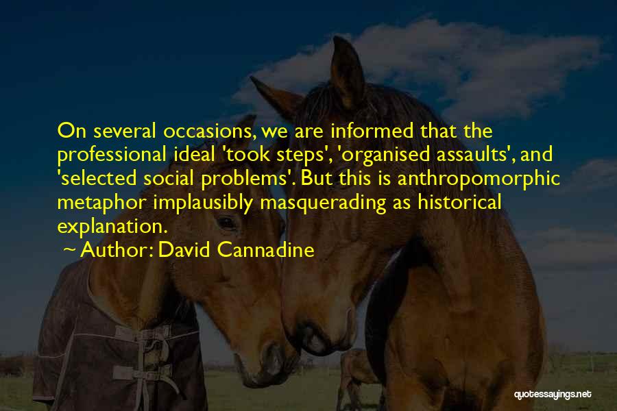 Well Organised Quotes By David Cannadine