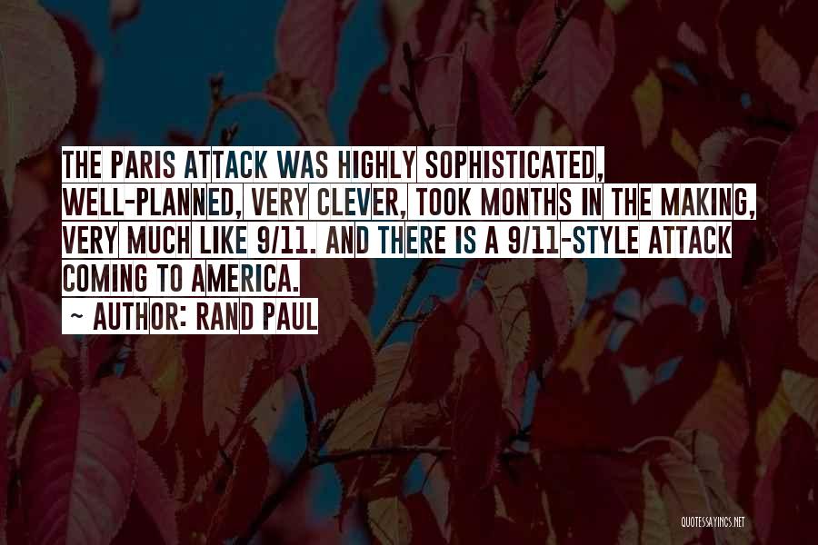 Well Planned Quotes By Rand Paul