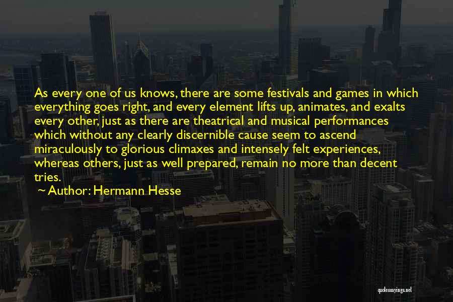 Well Prepared Quotes By Hermann Hesse