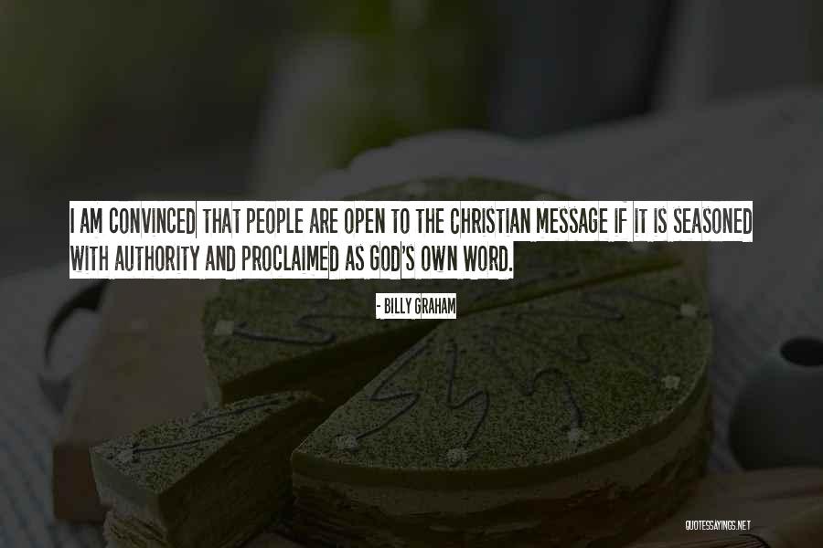 Well Seasoned Quotes By Billy Graham Well Seasoned Quotes By Billy Graham