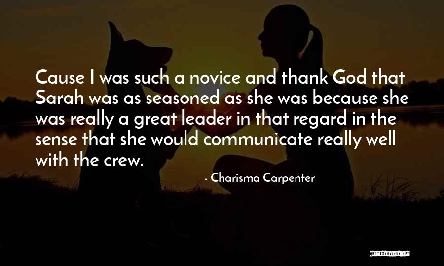 Well Seasoned Quotes By Charisma Carpenter Well Seasoned Quotes By Charisma Carpenter