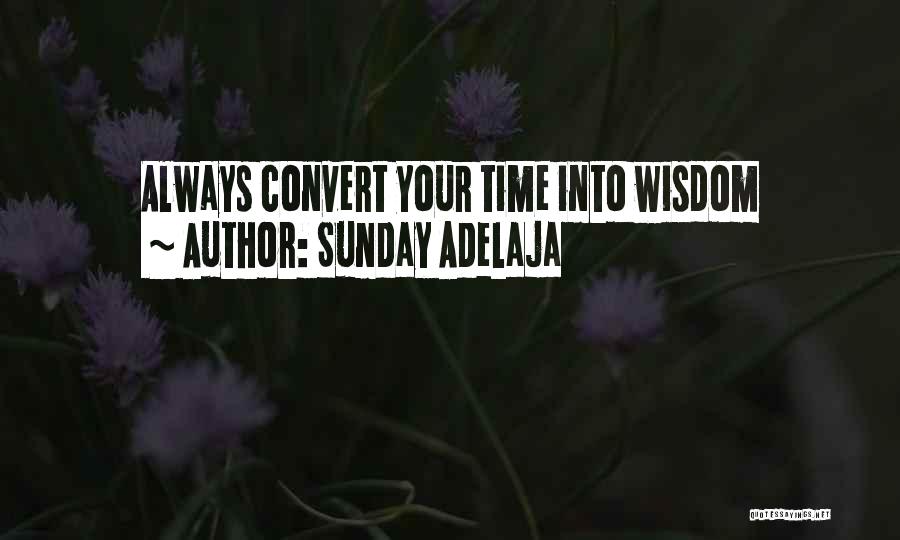 Well Spent Time Quotes By Sunday Adelaja