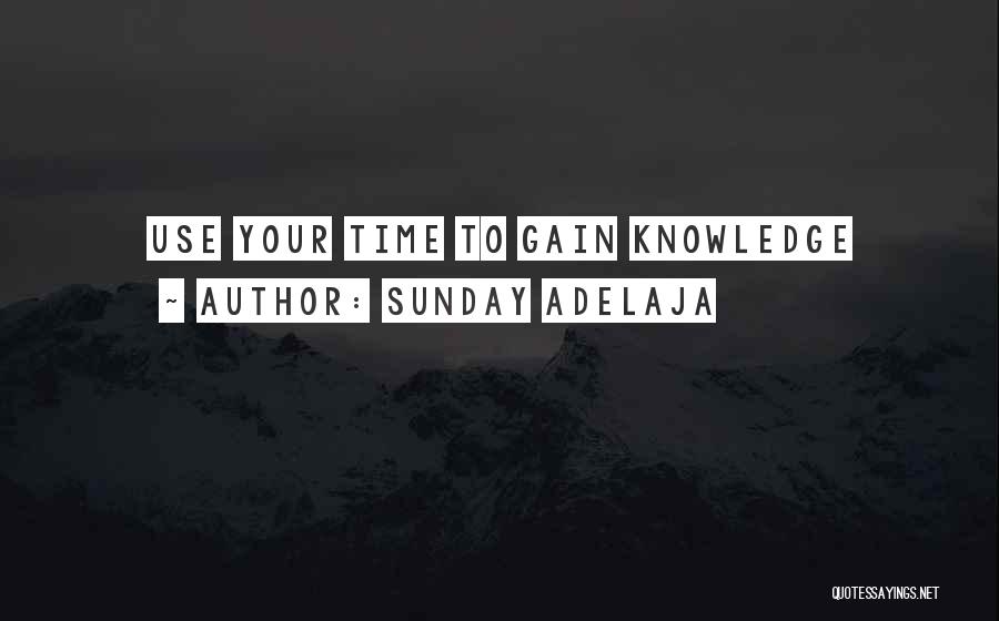 Well Spent Time Quotes By Sunday Adelaja