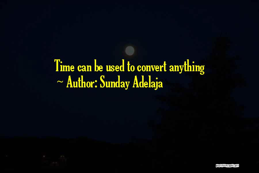 Well Spent Time Quotes By Sunday Adelaja