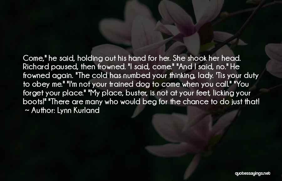Well Trained Dog Quotes By Lynn Kurland