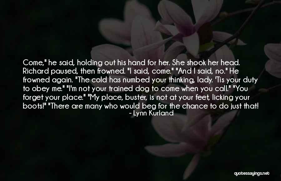 Well Trained Dog Quotes By Lynn Kurland Well Trained Dog Quotes By Lynn Kurland