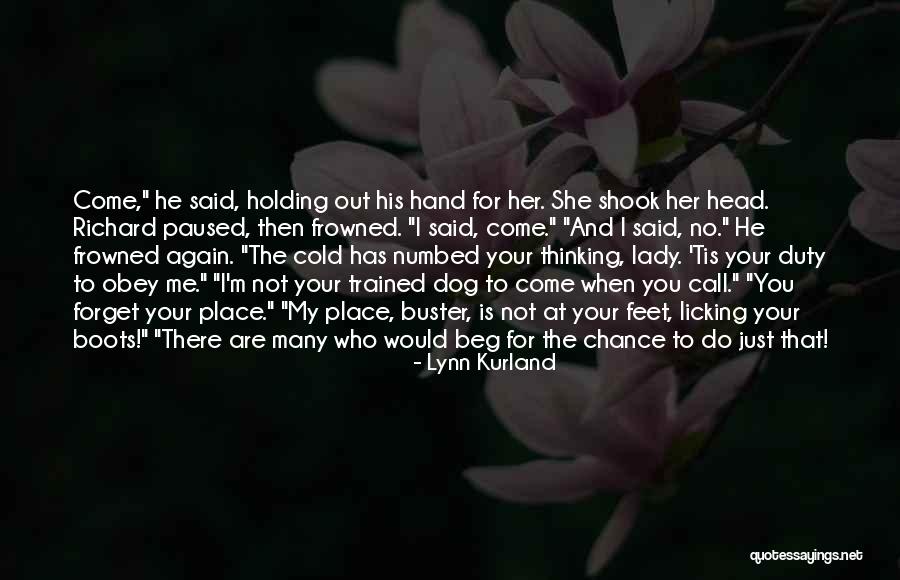 Well Trained Dog Quotes By Lynn Kurland