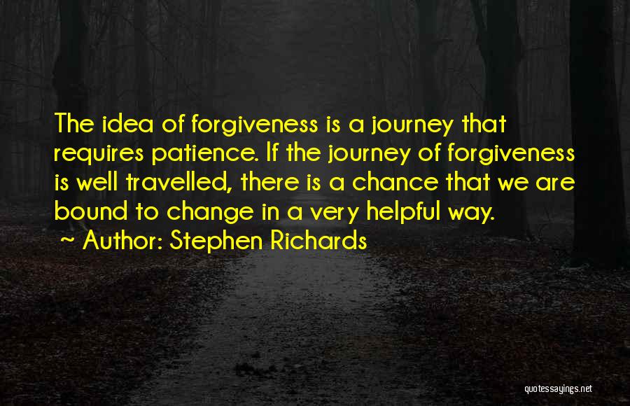 Well Travelled Quotes By Stephen Richards